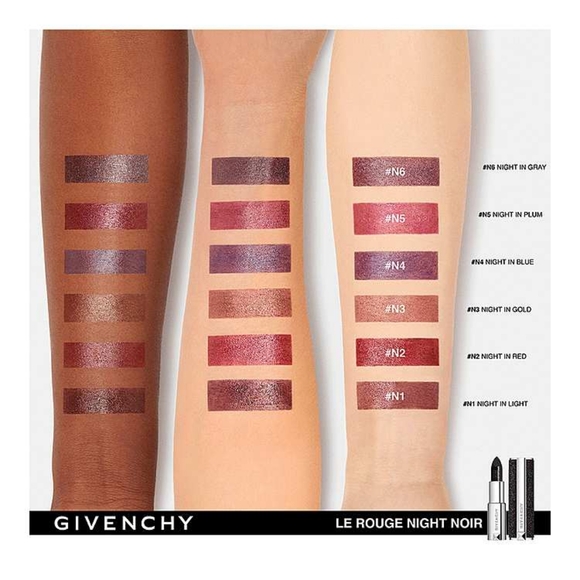 Givenchy le Rouge Night Noir Lipstick Shade Light In Night - Picture 3 of 4